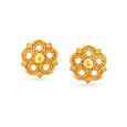 Exquisite Floral Stud Earrings 