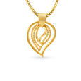 Stunning Gold Pendant and Earrings Set,,hi-res 2