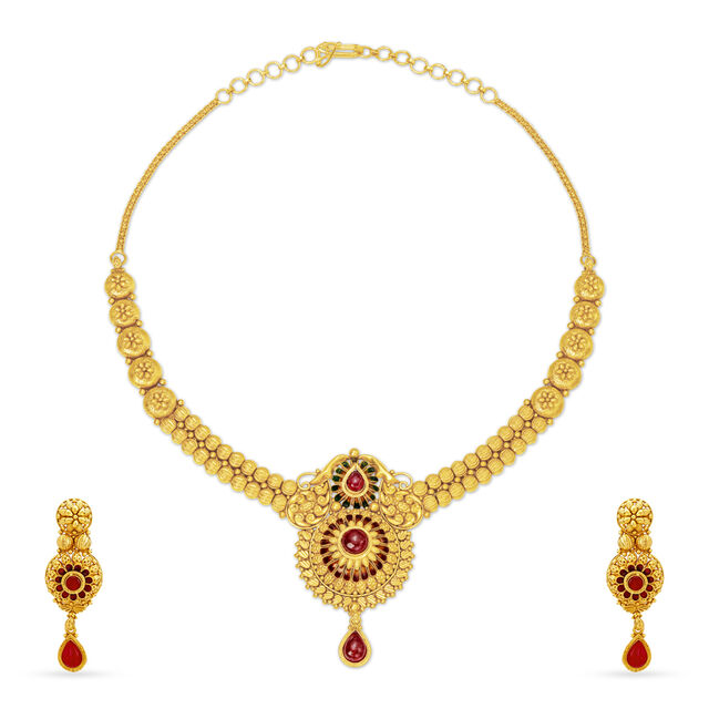 Classic Gold Necklace Set 
