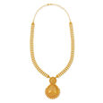 Heavenly Rawa Work Floral Gold Necklace Set,,hi-res 2