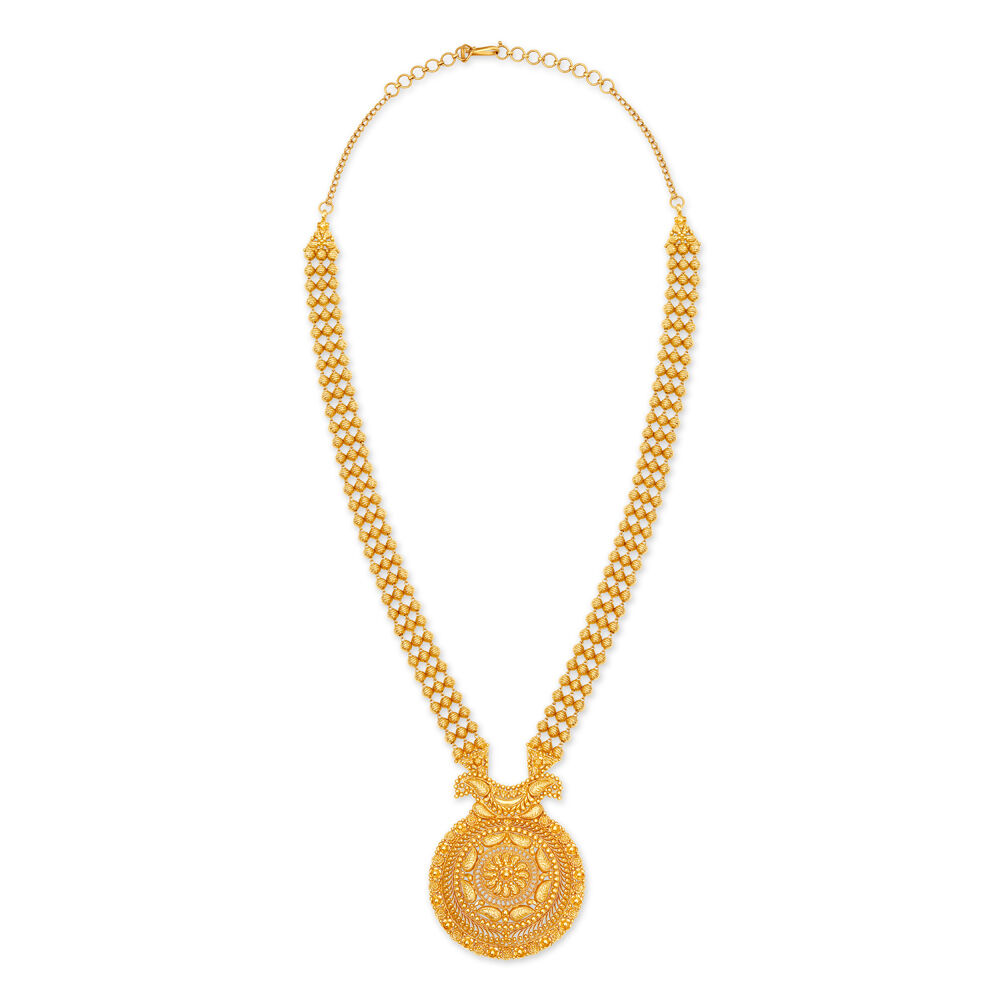 Buy Grand Gold Necklace Set for the Maharashtrian Bride at Best Price Tanishq UAE