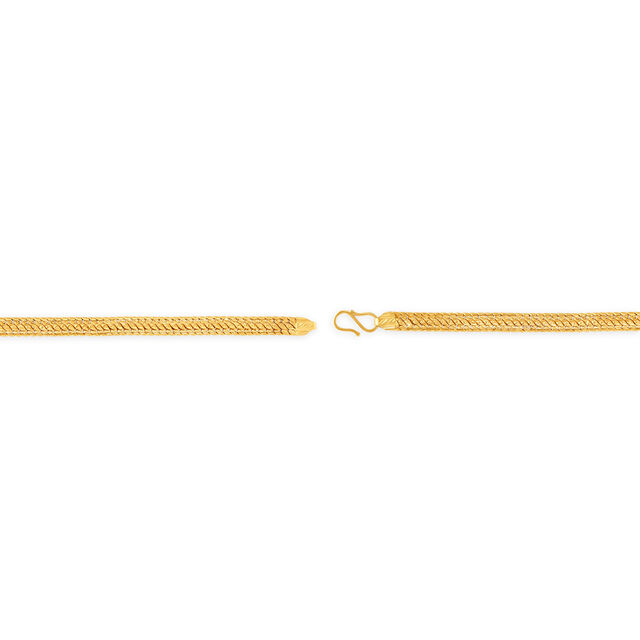 Subtle 22 Karat Yellow Gold Chain-Link Bracelet,,hi-res 2