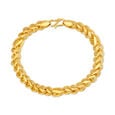 Graceful 22 Karat Yellow Gold Twist Link Bracelet,,hi-res 
