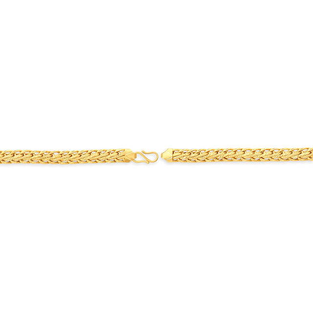 Marvelous 22 Karat Yellow Gold Etched Link Bracelet 2