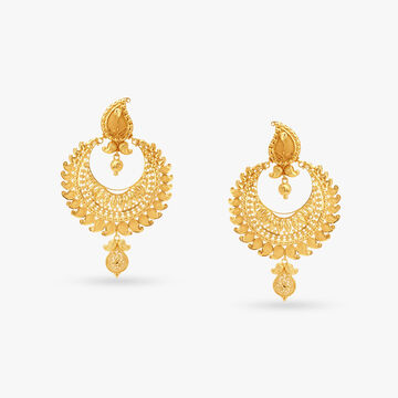 Modern Sparkle Drop Earrings