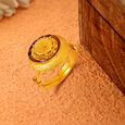 Regal Textured Gold Ring,,hi-res 