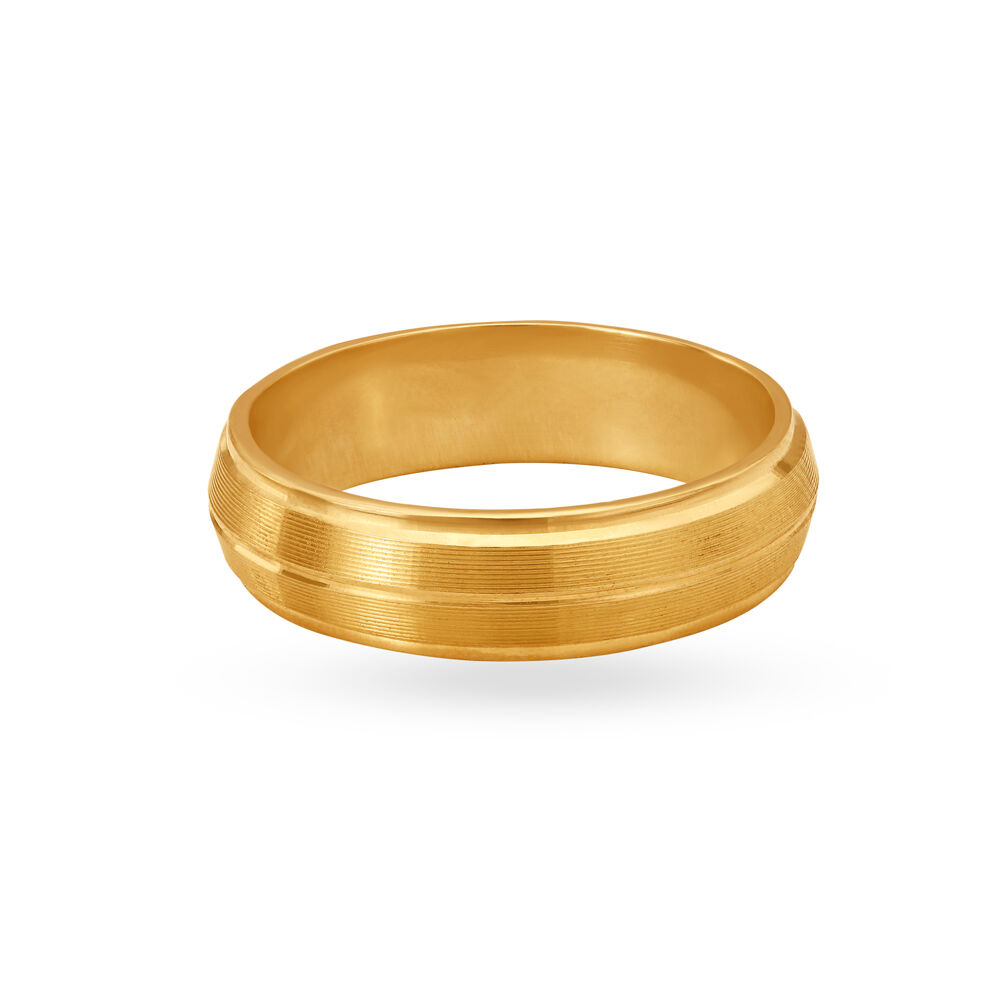 Buy Classy 22 Karat Yellow Gold Finger Ring at Best Price | Tanishq UAE