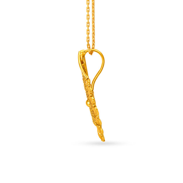 22 Karat Gold Conch Pendant 2