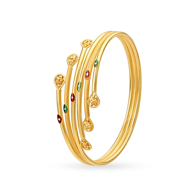 Dazzling Stacked Bangle,,hi-res 2