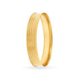 Understated 22 Karat Yellow Gold Ridged Bangle,,hi-res 2