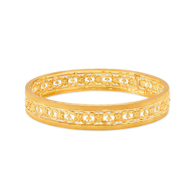 Gorgeous Floral Bangle,,hi-res