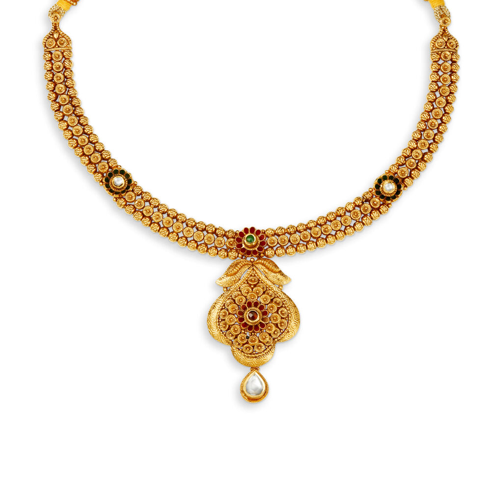 Grand gold necklace designs 2025