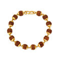 Rudraksh Gold Bracelet 