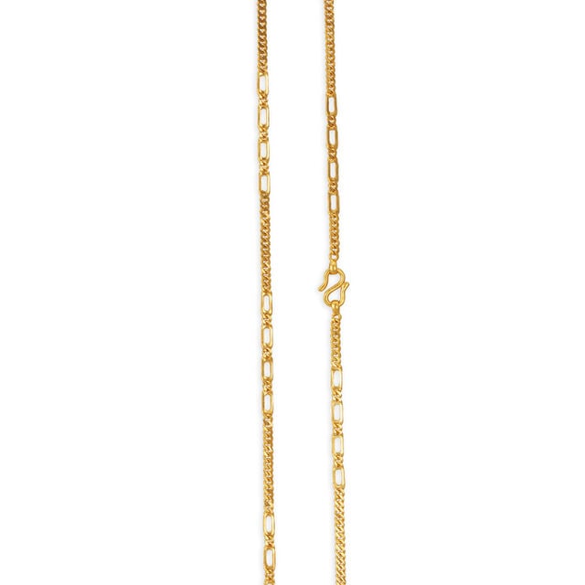 Splendid 22 Karat Yellow Gold Varied Link Chain,,hi-res 2