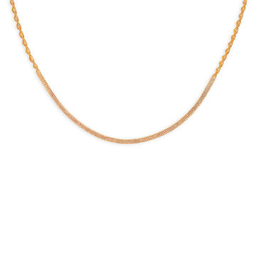 Elaborate Geometric Gold Chain