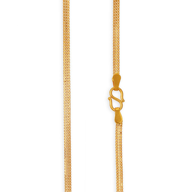 Elaborate Geometric Gold Chain,,hi-res