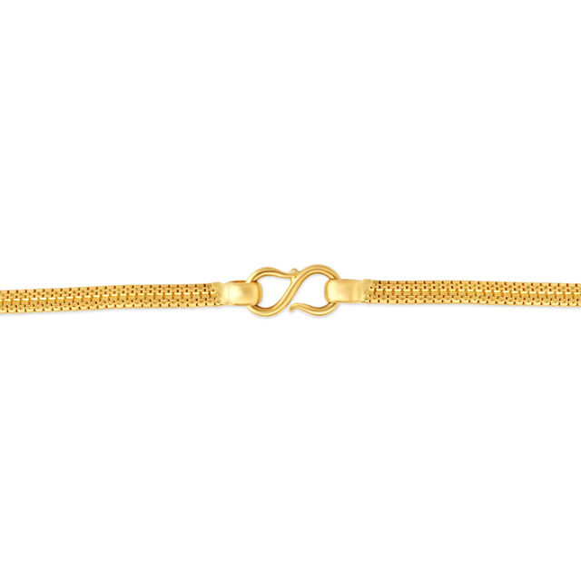 Stunning Yellow Gold Spiral Chain,,hi-res