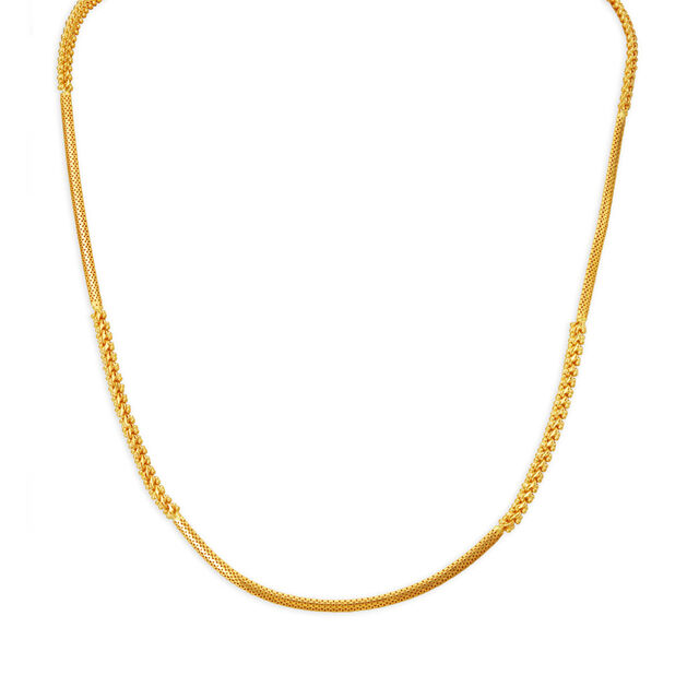 Divine Yellow Gold Square Link Chain 