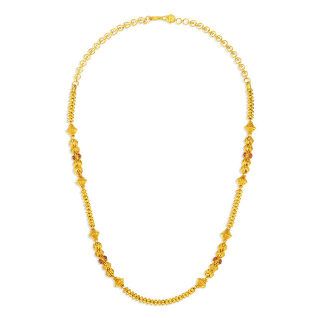 Intricate Patterned Gold Chain