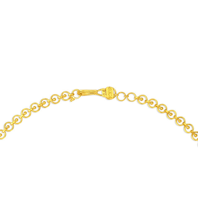 Intricate Patterned Gold Chain