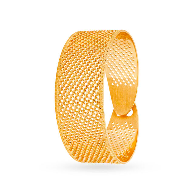 Dazzling Gold Bangle 2