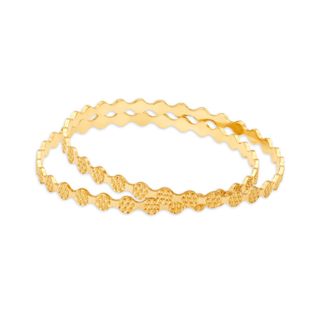 Eclectic Gold Bangle,,hi-res 
