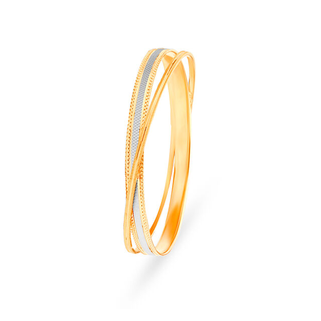 Minimalist Gold Bangle 2