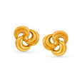 Contemporary 22 Karat Yellow Gold Swirl Drops,,hi-res 3
