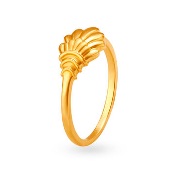 Enchanting Floral Gold Finger Ring