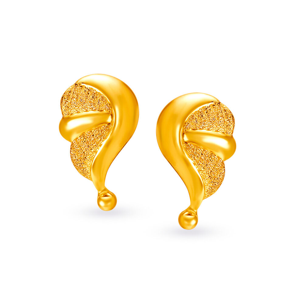 Tanishq pure gold earrings hot sale