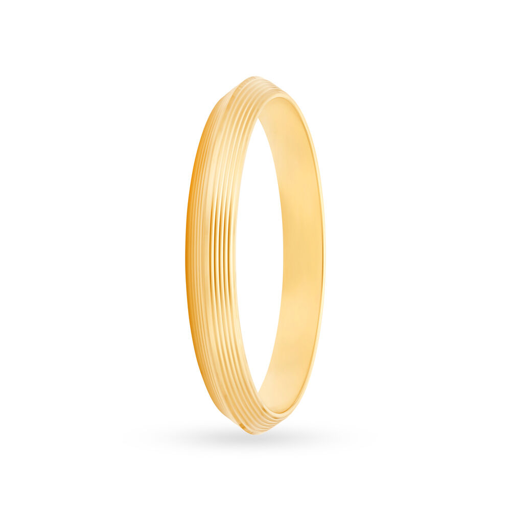 Buy Stylish Gold Kada for Men at Best Price Tanishq US