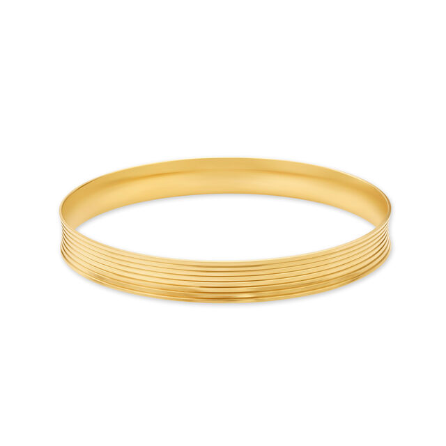 Minimalistic Gold Kada for Men 