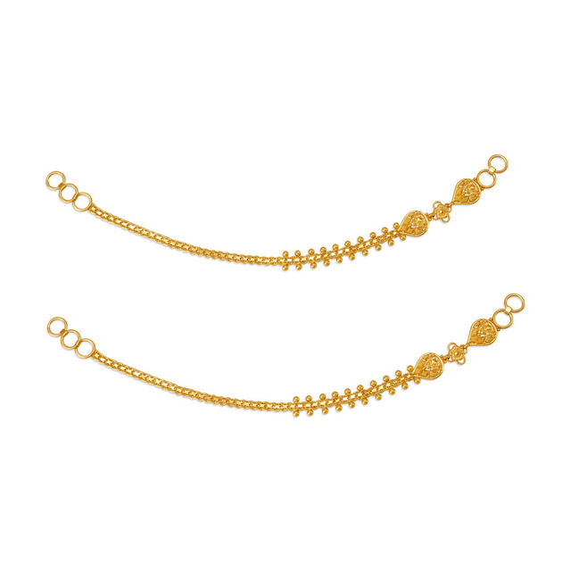 Splendid Gold Mattal for the Tamil Bride 