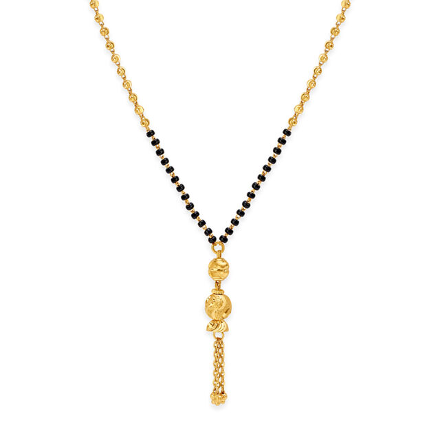 Elegant Tassel Gold Mangalsutra 
