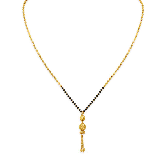 Elegant Tassel Gold Mangalsutra 2
