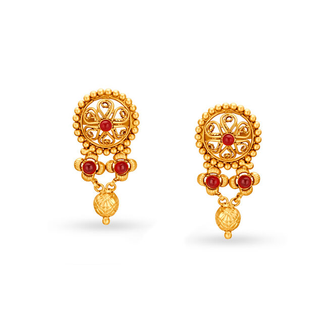 Traditional Gold Necklace Set 3