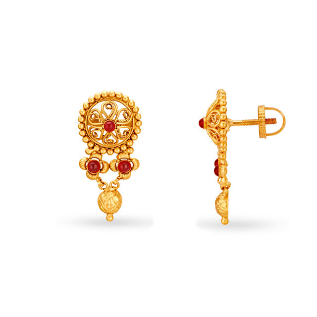Traditional Gold Necklace Set 4