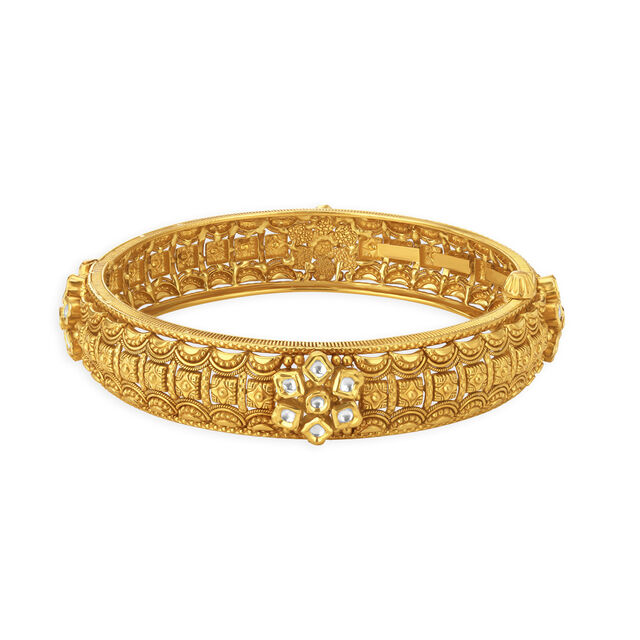 Antique Detailing Gold Bangles 2