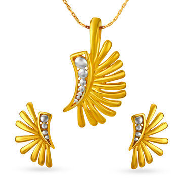 Dazzling Pendant Set