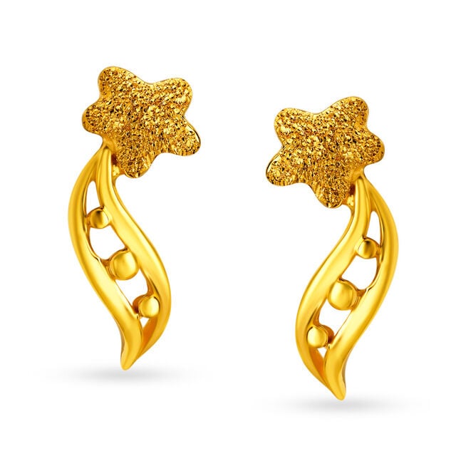 22 Karat Gold Floral Pendant Set 2