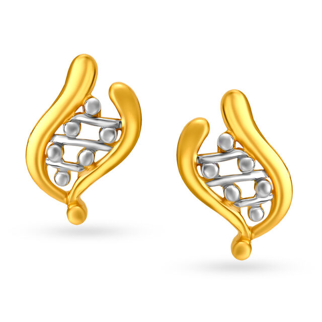 Dew drop Gold Pendant and Earrings Set,,hi-res 2