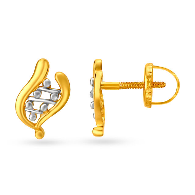 Dew drop Gold Pendant and Earrings Set,,hi-res 4