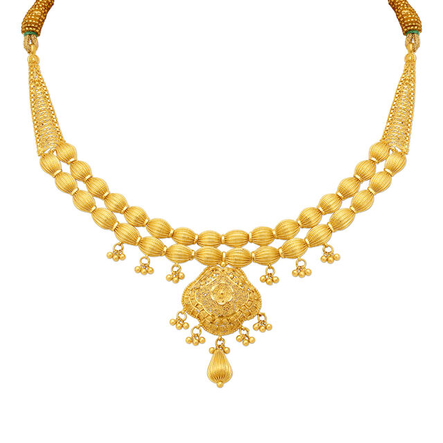 Timeless Beaded Gold Necklace Set 2