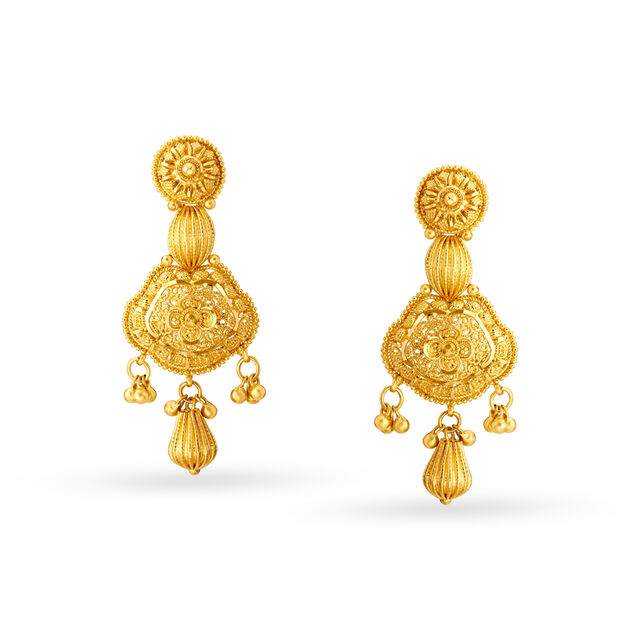 Timeless Beaded Gold Necklace Set 3