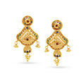 Traditional Yellow Gold Filigree Necklace and Earrings Set,,hi-res 3