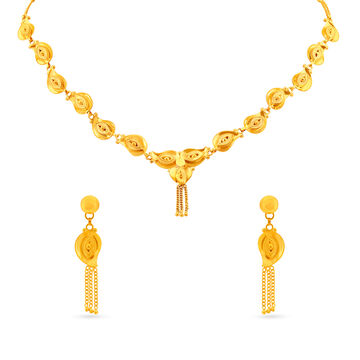 Ravishing Mango Design Necklace Set