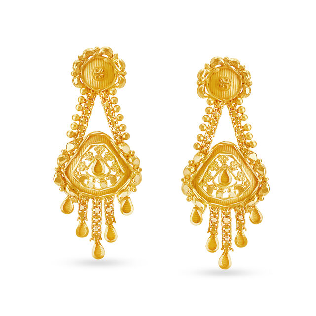 Artistic Gold Necklace Set,,hi-res 3