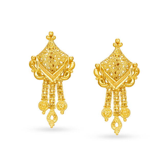 Impressive Gold Necklace Set for the Bengali Bride,,hi-res 3