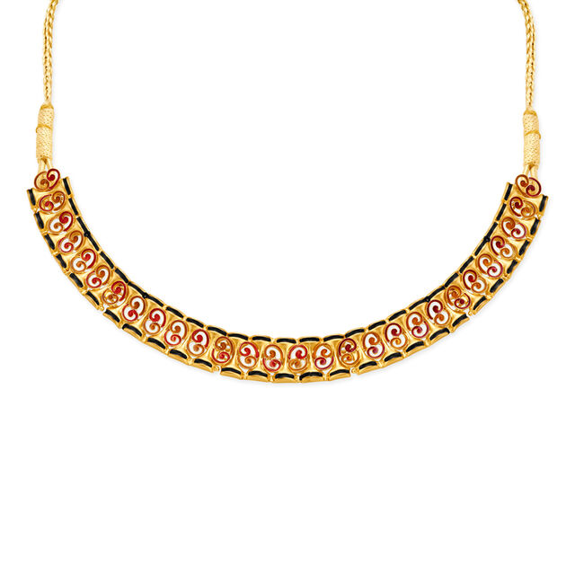 Tanishq Gold Necklace Set,,hi-res 2