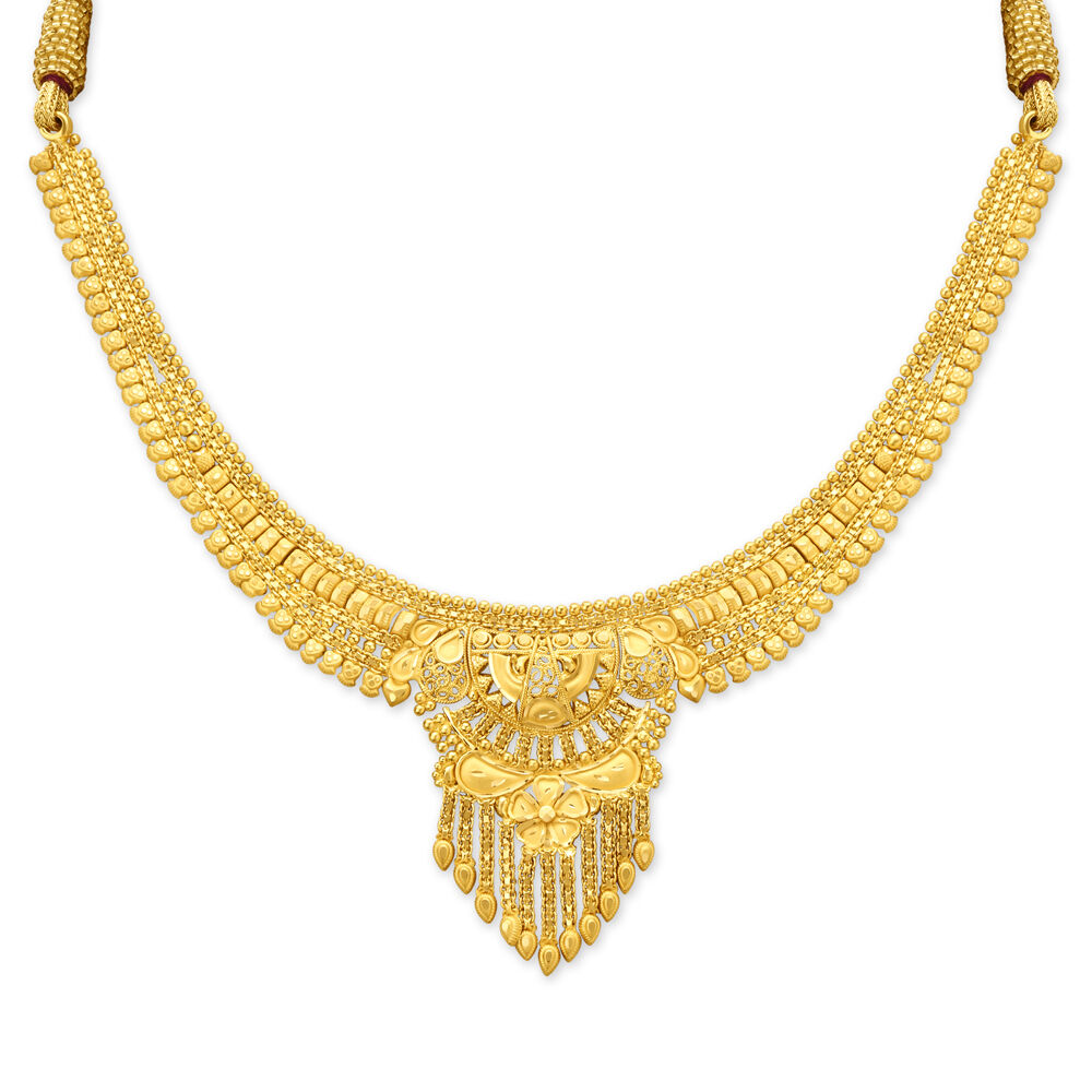 Buy Stunning Gold Neckwear at Best Price Tanishq US